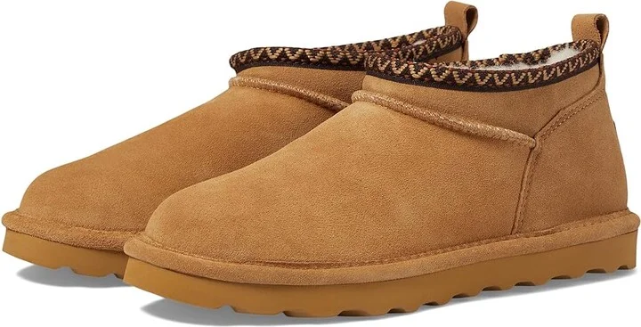 Bearpaw Super Shorty Deco Women's Shoes Iced Coffee : 5 M, Suede