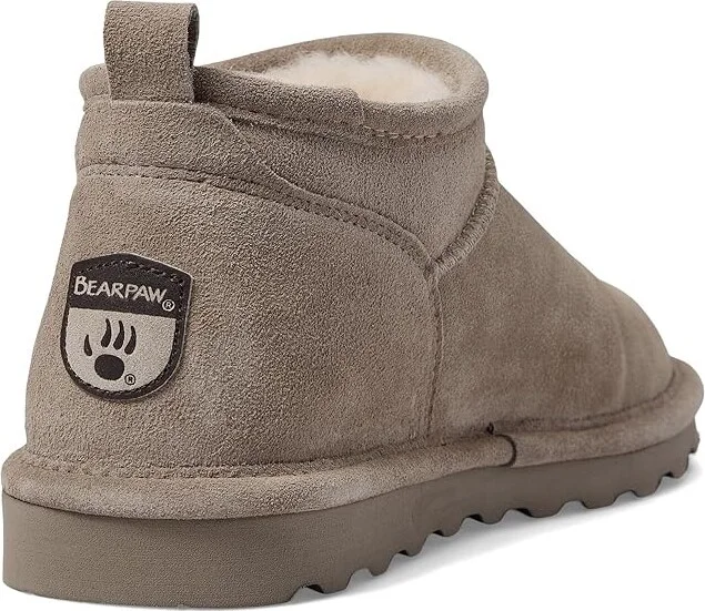 Bearpaw Super Shorty Women's Boots Mushroom : 6 M, Rubber/Shearling/Suede - Image 4