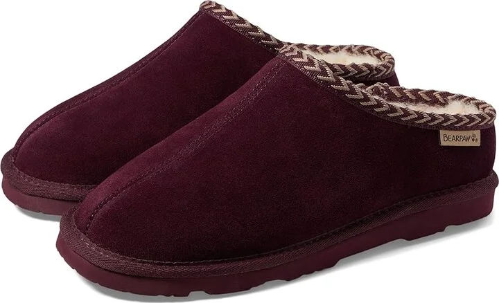 Bearpaw Tabitha Women's Clog Shoes Eggplant : 5 M, Leather