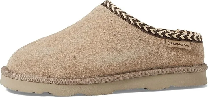 Bearpaw Tabitha Women's Clog Shoes Mushroom : 12 M, Leather - Image 5