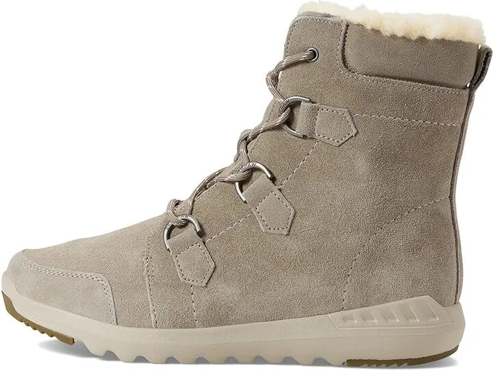 Bearpaw Tyra Women's Shoes Stone : 5 M, Suede - Image 6