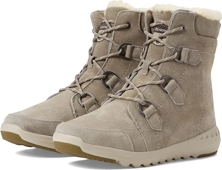 Bearpaw Tyra Women's Shoes Stone : 5 M, Suede