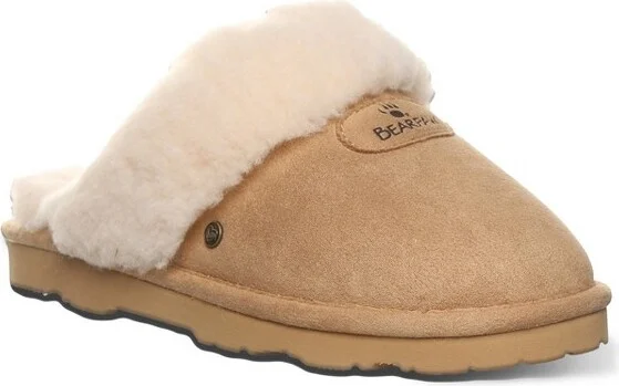 Bearpaw Women's EFFIE VEGAN Slippers | Iced Coffee | Size