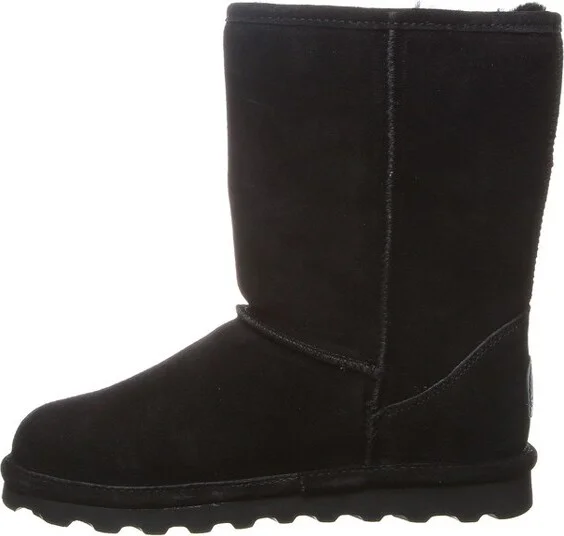 Bearpaw Women's Elle Short Wide Boots | Hickory | Size - Image 3