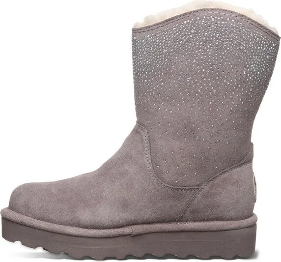 Bearpaw Women's GLAM PLATFORM LO Boots | Iced Coffee Solid | Size - Image 3
