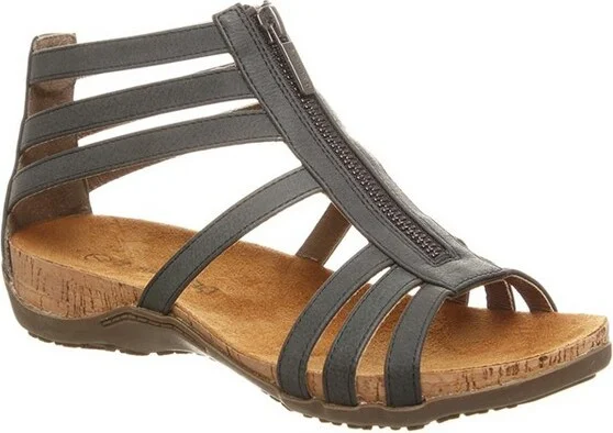 Bearpaw Women's Layla II Wide Sandals | Black | Size