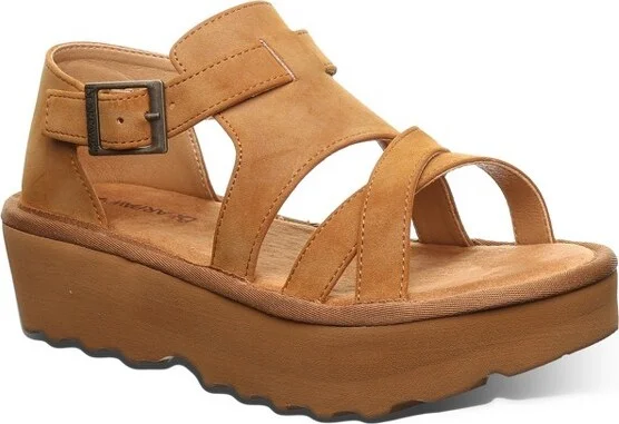 Bearpaw Women's PINNACLE Sandals | Black/Black | Size