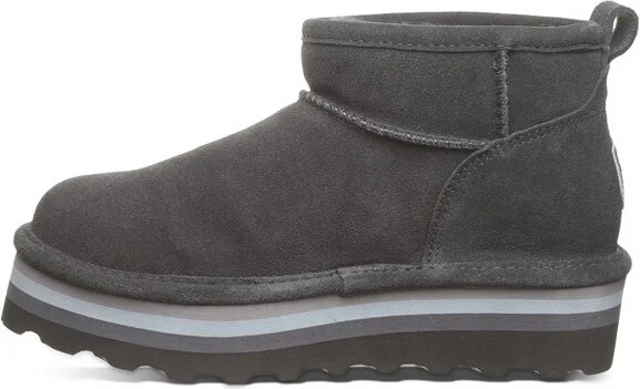 Bearpaw Women's RETRO SHORTY Boots | Iced Coffee Solid | Size - Image 3