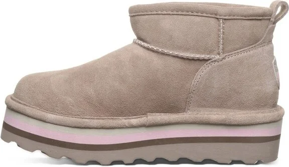 Bearpaw Women's RETRO SHORTY Boots | Iced Coffee Solid | Size - Image 5