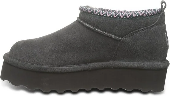 Bearpaw Women's RETRO SUPER SHORTY DECO Boots | Graphite | Size - Image 2