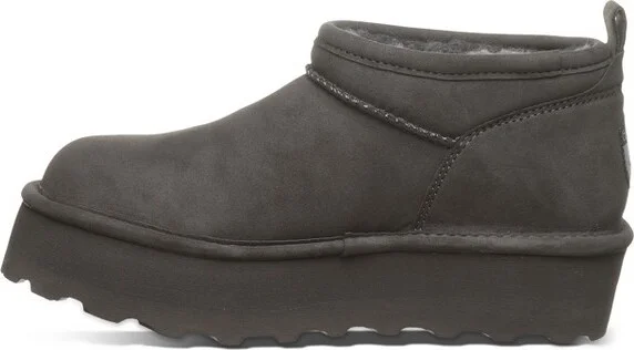 Bearpaw Women's RETRO SUPER SHORTY VEGAN Boots | Carbon | Size - Image 2