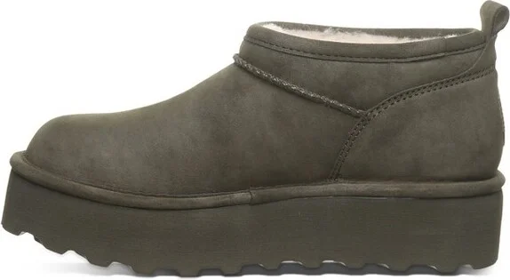 Bearpaw Women's RETRO SUPER SHORTY VEGAN Boots | Carbon | Size - Image 4