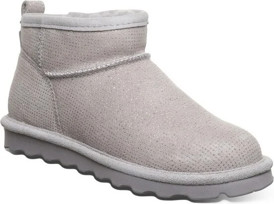 Bearpaw Women's SHORTY EXOTIC Boots | Gray Fog | Size