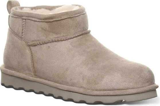 Bearpaw Women's SHORTY VEGAN Boots | Mushroom | Size