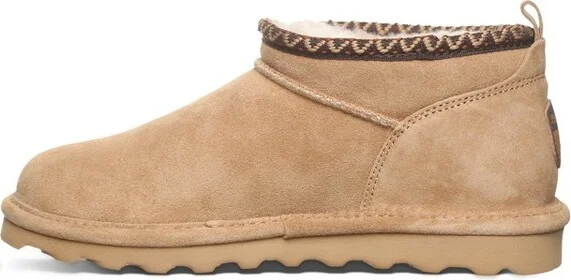Bearpaw Women's SUPER SHORTY DECO Boots | Iced Coffee | Size - Image 2