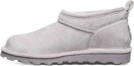 Bearpaw Women's SUPER SHORTY VEGAN Boots | Gray Fog | Size - Image 2