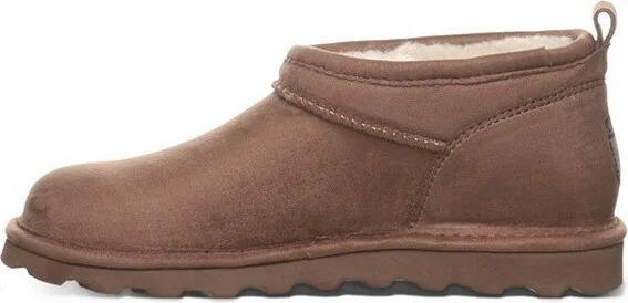 Bearpaw Women's SUPER SHORTY VEGAN Boots | Gray Fog | Size - Image 3