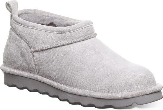 Bearpaw Women's SUPER SHORTY VEGAN Boots | Gray Fog | Size