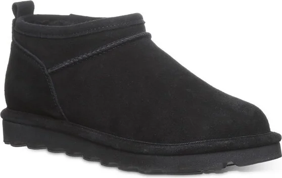 Bearpaw Women's SUPER SHORTY WIDE Boots | Black | Size