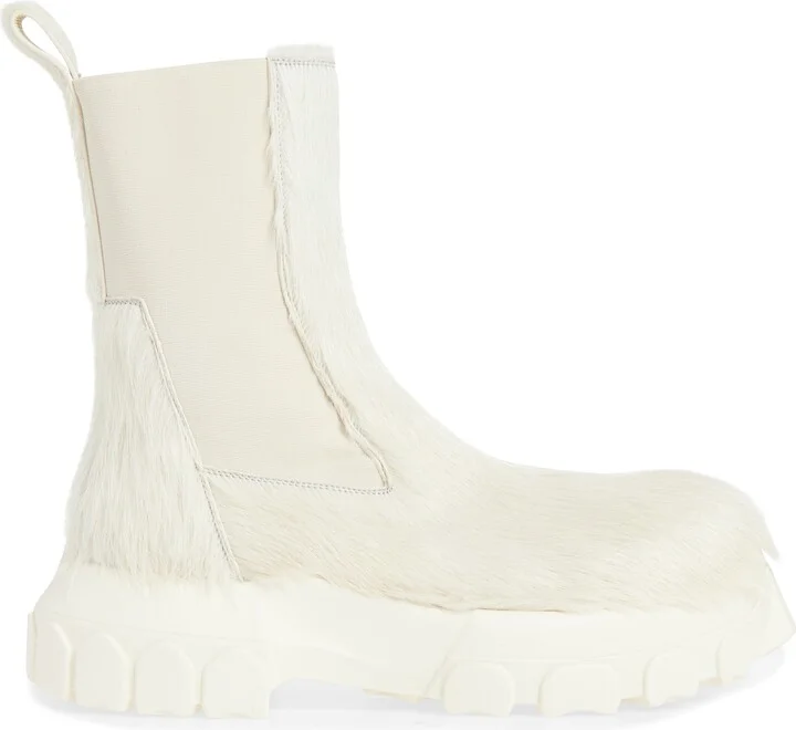 Beatle Bozo Tractor Genuine Calf Hair Chelsea Boot - Image 3