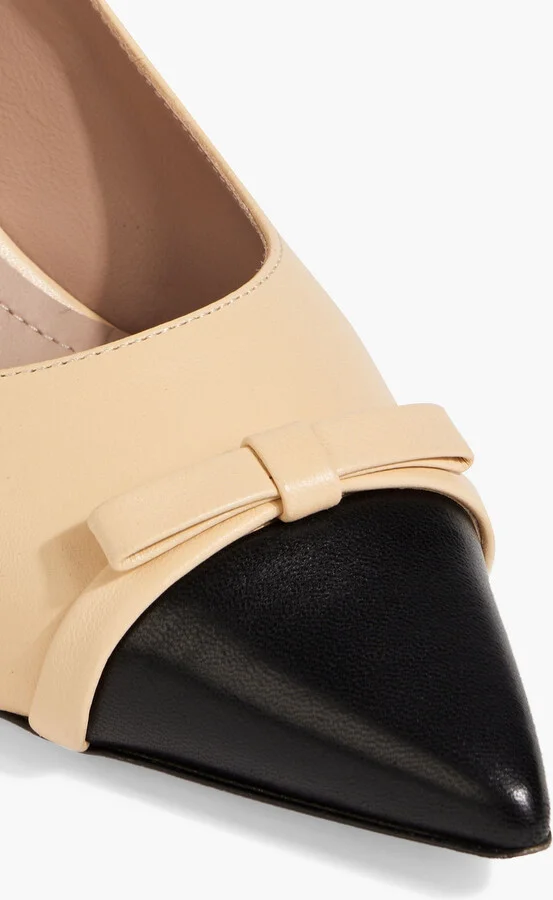 Beatrix 70 bow-detailed leather pumps - Image 4
