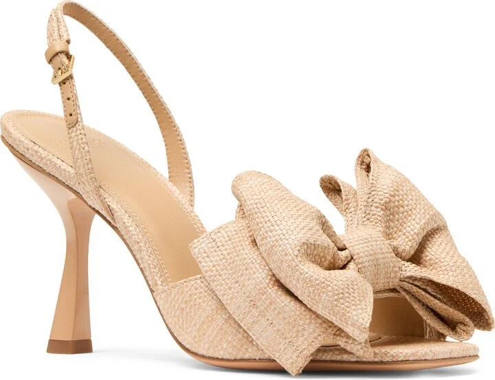 Beau Raffia Slingback Sandal