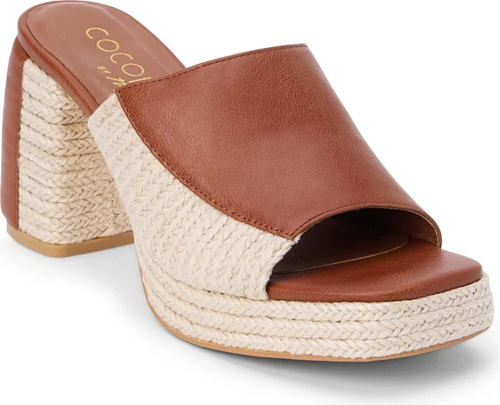 Beaufort Colorblock Mixed Media Sandal