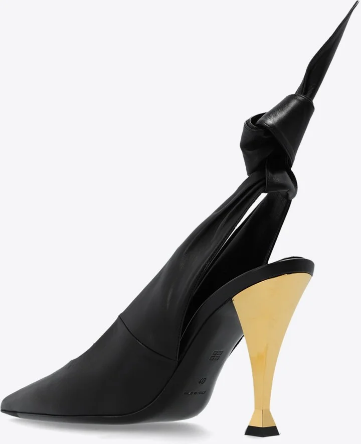 Beauw 95 Leather Slingback Pumps - Image 2