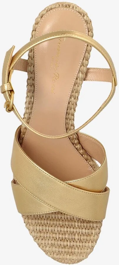 Bebe 110 Metallic Leather Platform Sandals - Image 3