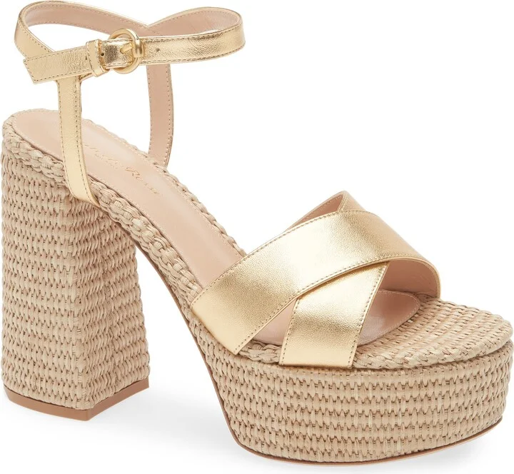 Bebe Quarter Strap Platform Sandal