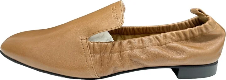 Becca Ladies Cowboy Plain Leather Flats US 8.5
