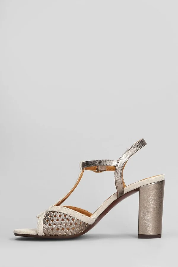 Bechill Sandals In Beige Leather - Image 3