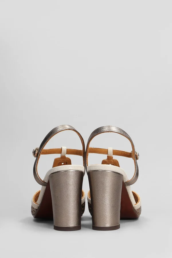 Bechill Sandals In Beige Leather - Image 4
