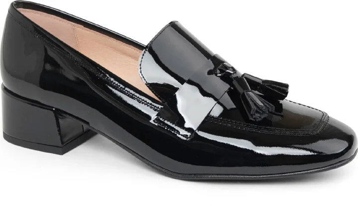 Beckham Block Heel Tassel Loafer