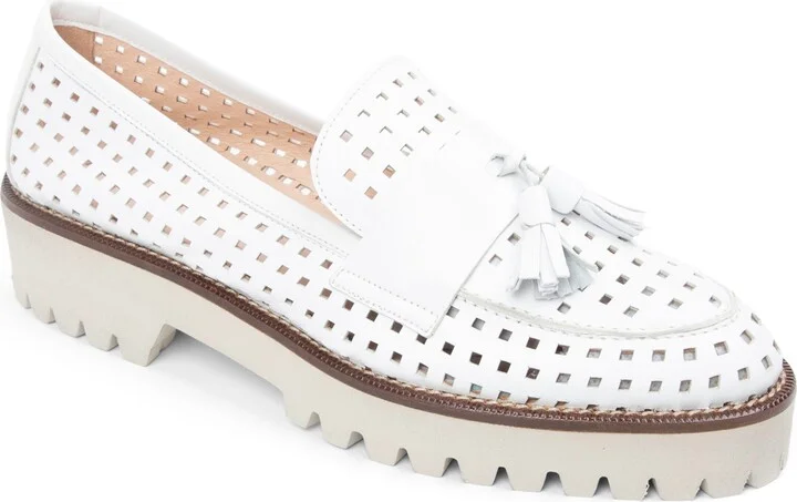 White Perforated