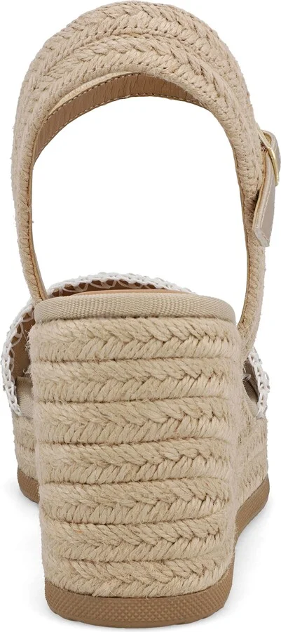 Becky Ankle Strap Espadrille Platform Wedge Sandal - Image 5