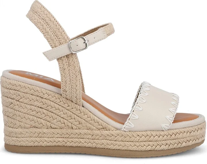 Becky Ankle Strap Espadrille Platform Wedge Sandal - Image 7