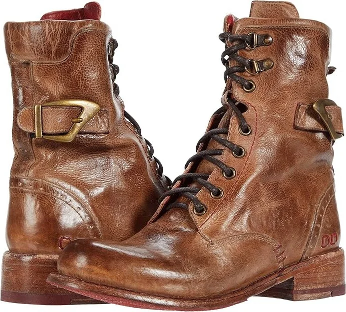 Bed Stu Anne Women's Boots Olive Rustic : 6.5 M, Leather