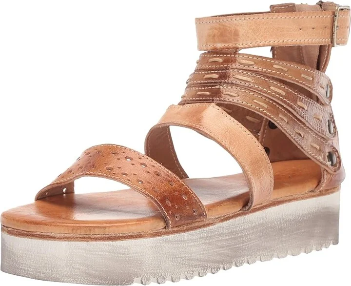 Bed Stu Artemia Women's Shoes Bone Mustard/Tan Rustic : 6 M, Leather - Image 2