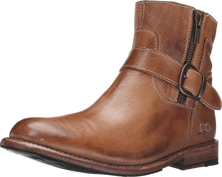 Bed Stu Becca Women's Boots Tan Rustic Leather : 7 M, Full Grain leather/Leather - Image 2