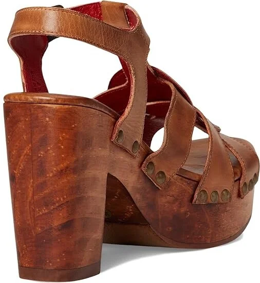 Bed Stu Caitlin 2 Women's Wedge Shoes Tan Rustic : 9.5 M, Leather - Image 4