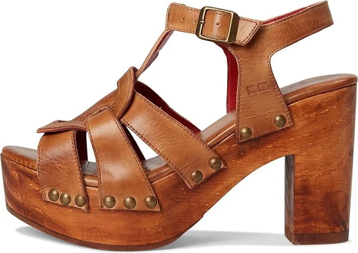 Bed Stu Caitlin 2 Women's Wedge Shoes Tan Rustic : 9.5 M, Leather - Image 6