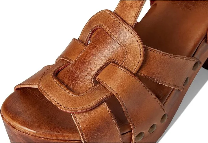 Bed Stu Caitlin 2 Women's Wedge Shoes Tan Rustic : 9.5 M, Leather - Image 7