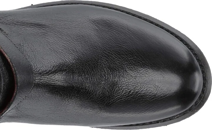 Bed Stu Gogo Lug Wide Calf Women's Boots Black Rustic : 6 M, Leather - Image 3