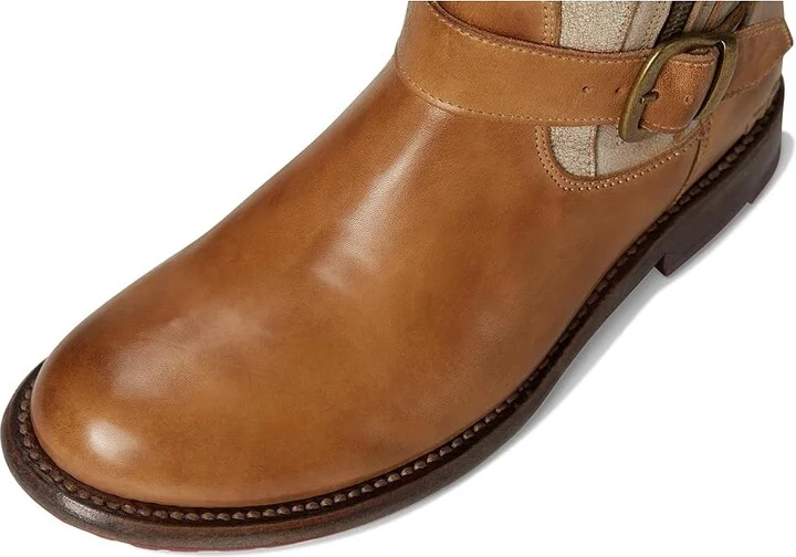 Bed Stu Gogo Lug Wide Calf Women's Boots Tan Rustic Nectar Lux : 7 M, Leather - Image 2