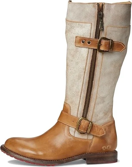 Bed Stu Gogo Lug Wide Calf Women's Boots Tan Rustic Nectar Lux : 7 M, Leather - Image 6