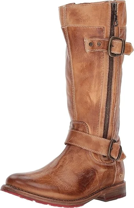 Bed Stu Gogo Lug Women's Shoes Tan Rustic : 6 M, Leather - Image 2