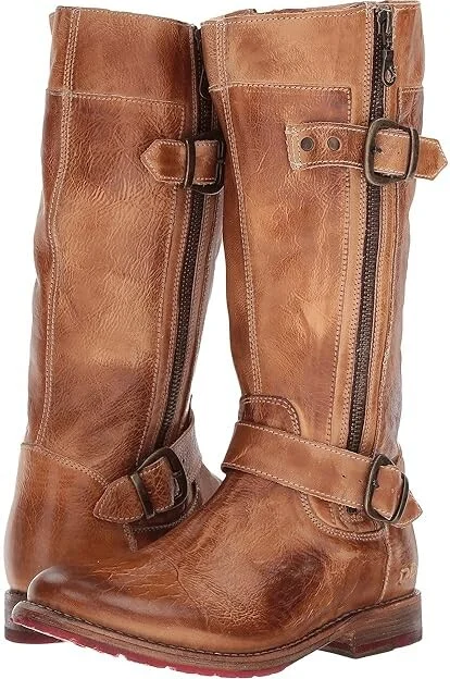 Bed Stu Gogo Lug Women's Shoes Tan Rustic : 6 M, Leather
