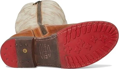 Bed Stu Gogo Lug Women's Shoes Tan Rustic Nectar Lux : 9 M, Leather - Image 3