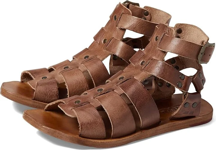 Bed Stu Hera Women's Sandals Almond Rustic : 10 M, Leather